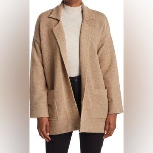 Thread & Supply Textured Camel Cardigan Coat